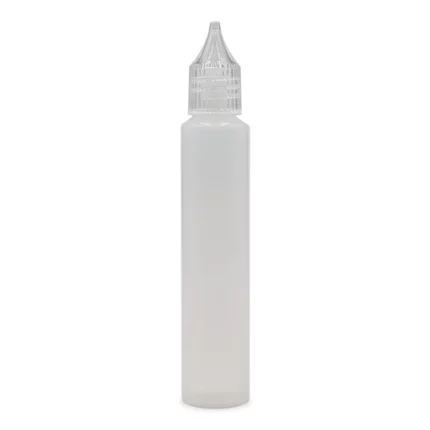 Leerflasche 30ml LDPE mit feiner Dosierspitze.