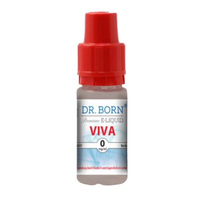 Dr. Born Viva Liquids für E-Zigaretten in verschiedenen Nikotinstärken