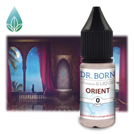 Dr. Born Orient Tabak 10ml Fertigliquid ohne Sucralose.