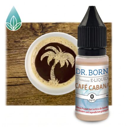Dr. Born Café Cabana. 10ml Fertigliquid mit Kaffeegeschmack ohne Sucralose.