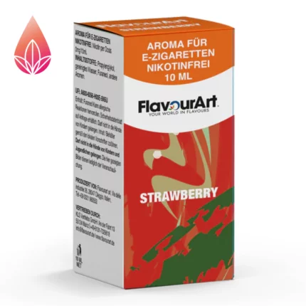 FlavourArt Strawberry Aroma zum Mischen von E-Zigaretten Liquid.