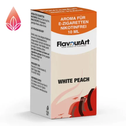 White Peach Aroma von FlavourArt zum Mischen von E-Zigaretten Liquid.