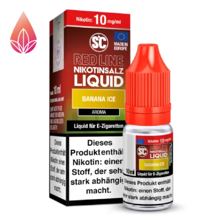 SC Red Line Banana Ice Nikotinsalz 10mg Liquid Produktflasche