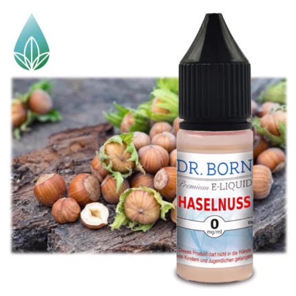 Dr. Born Haselnuss 10ml Fertigliquid ohne Sucralose.
