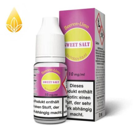 Sweet Salt Beeren-Limo Nikotinsalz Liquid optional mit 10mg oder 20mg Nikotinsalz erhältlich.