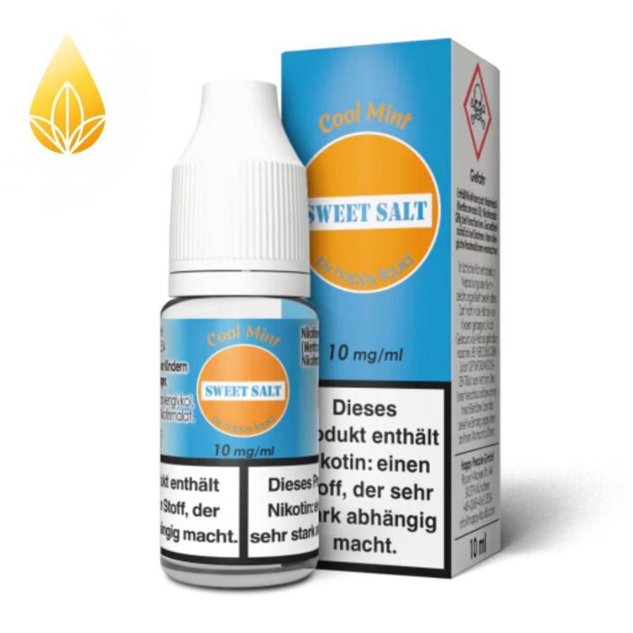 Sweet Salt Cool Mint Nikotinsalz Liquid optional mit 10mg oder 20mg Nikotinsalz erhältlich.