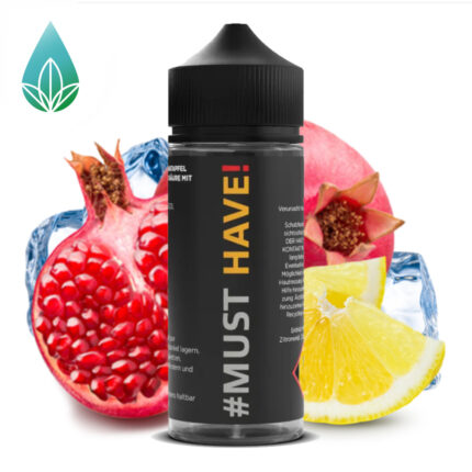 Must Have - ! Granatapfel und Zitrone mit einem Hauch Frische, abgefüllt in einer 120ml Flasche.
