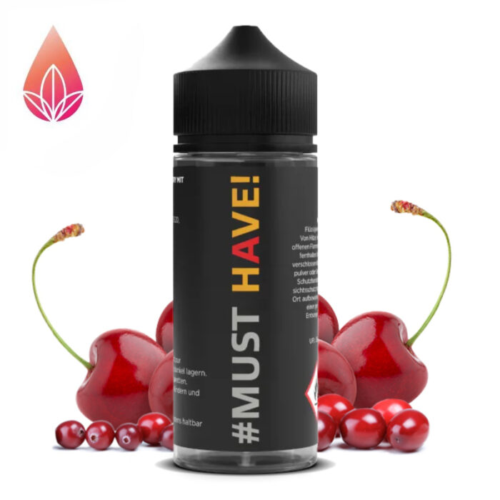 Must Have - A Cranberry, Schwarzkirsche und etwas Kühle, abgefüllt in einer 120ml Flasche.