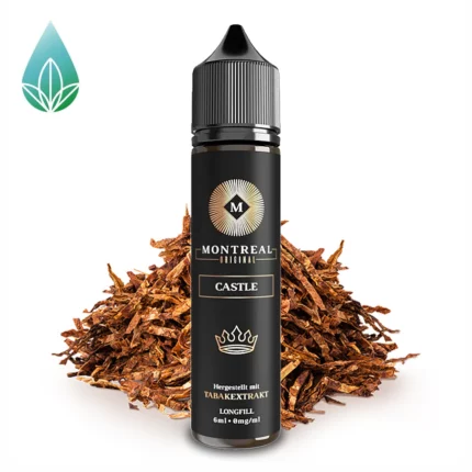 Montreal Original Castle. 6ml Aroma mit Tabakextrakt, abgefüllt in einer 60ml Flasche.
