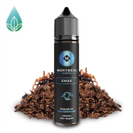 Montreal Original Eagle Longfill. 6ml Aroma abgefüllt in einer 60ml Falsche.