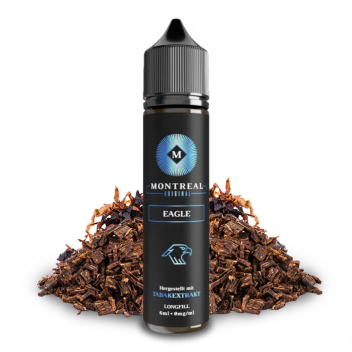 Montreal Original Eagle Longfill. 6ml Aroma abgefüllt in einer 60ml Falsche.