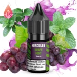 Hercules Grape Mint - 10ml Nikotinsalz Liquid mit 10mg/ml Nikotin.