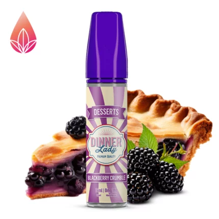 DINNER Lady - Desserts Blackberry Crumble14ml Aroma in einer 60ml Flasche.