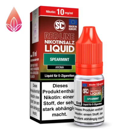SC Red Line Spearmint Nikotinsalz 10mg Liquid Produktflasche
