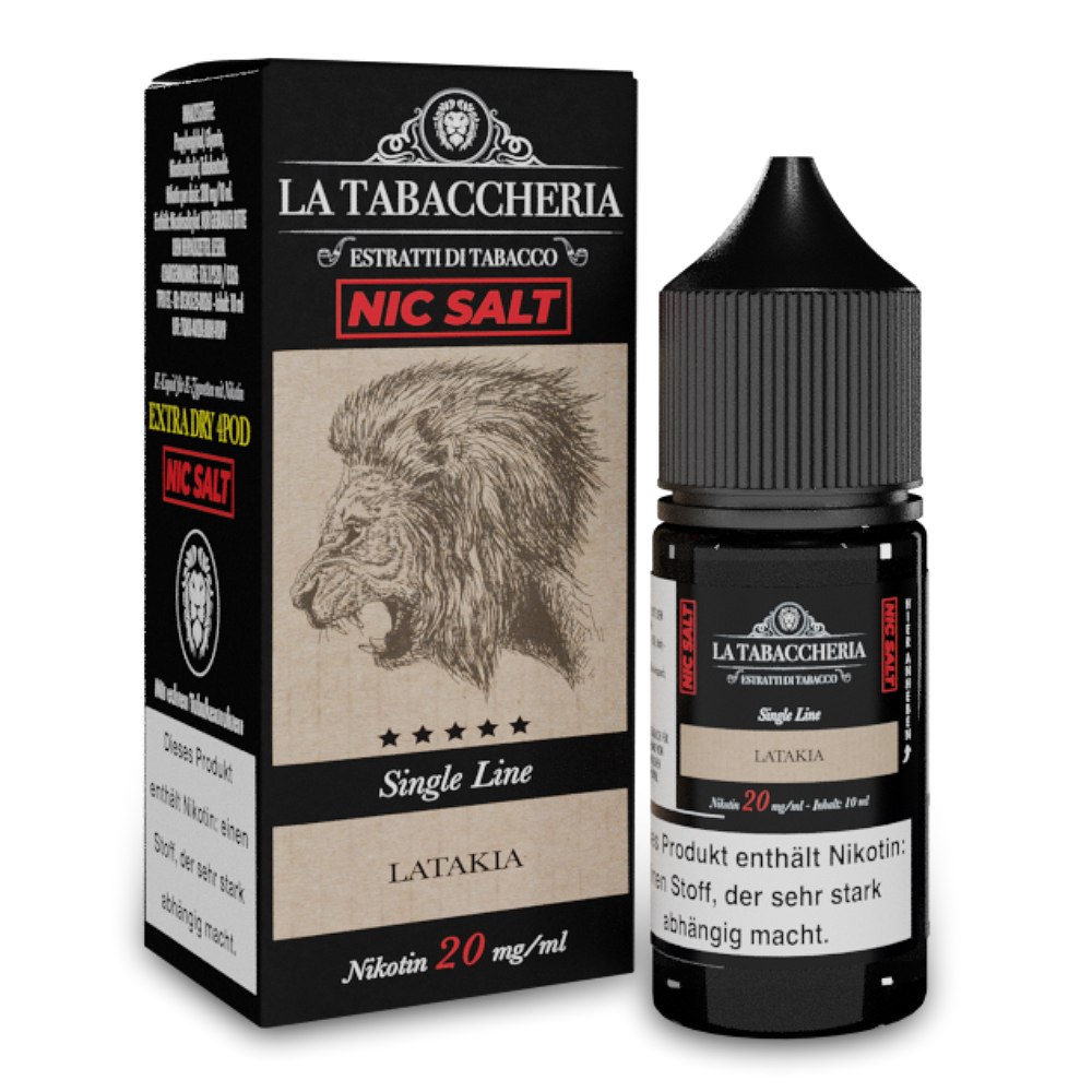 La Tabaccheria Latakia La Tabaccheria Latakia Nikotinsalz Liquid mit 20 mg