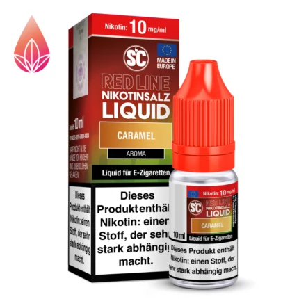 SC Red Line Caramel 10mg Nikotinsalz Liquid Produktflasche